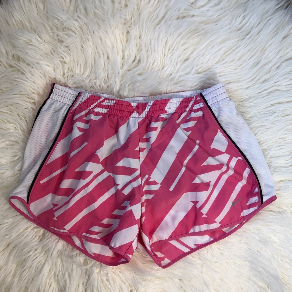 Pink nike shorts